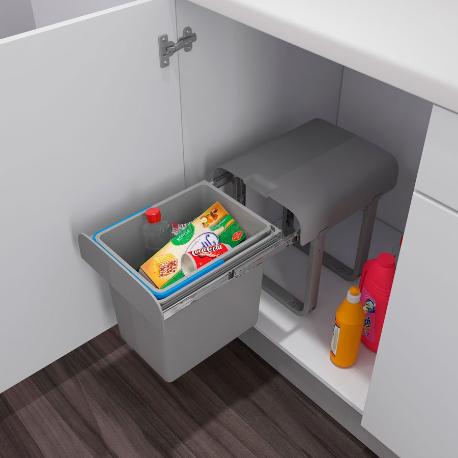 Мусорные ведра выдвижное  Мусорное ведро ALADIN SIDAK SIST3542-9511