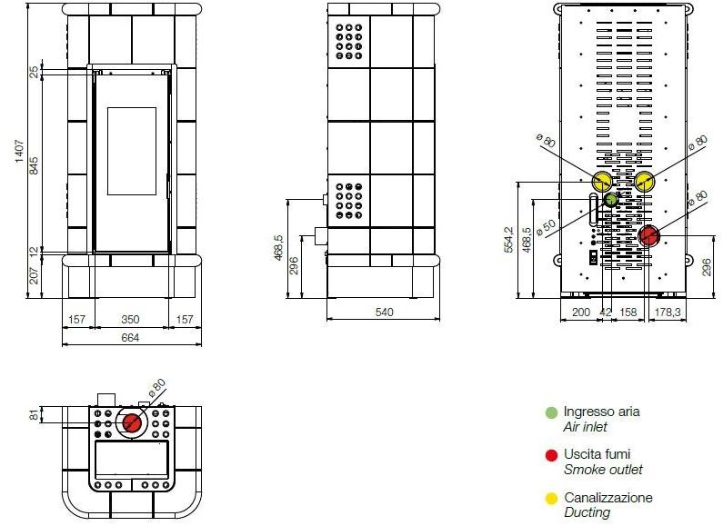 Jolly Mec Пеллетная печь для воздушного отопления класса а + Sistemi ad aria sun-id-1447151 - Вид №2