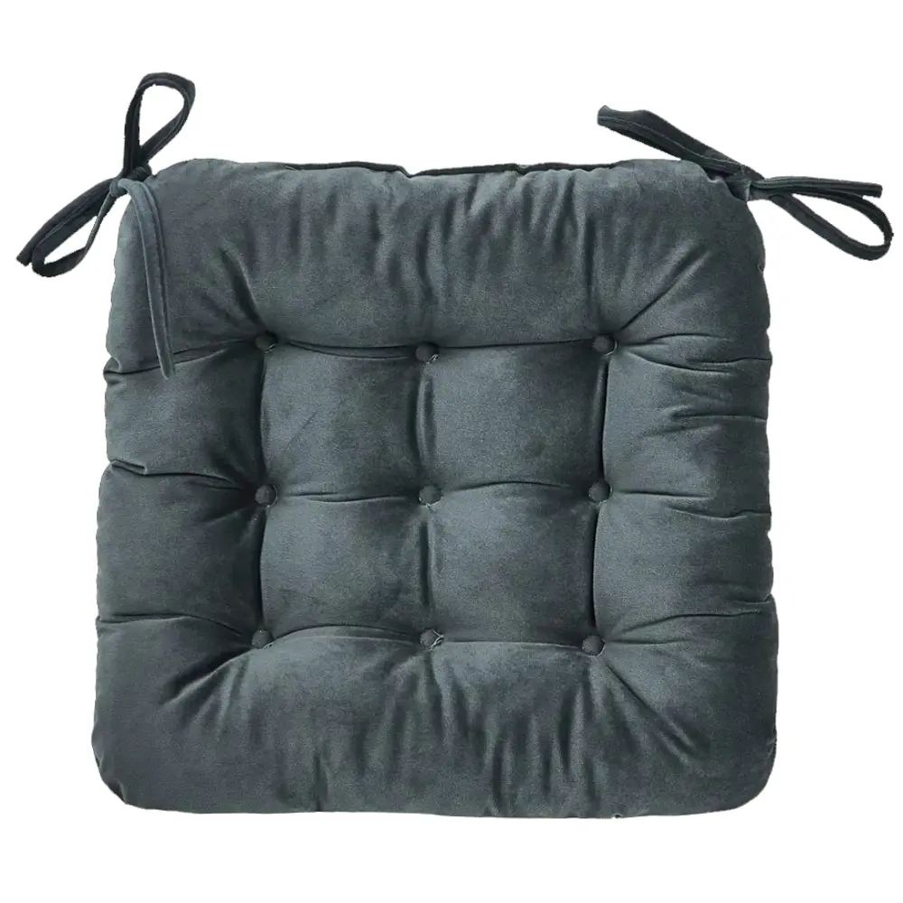 Подушка для стула Seasons Paris 2 40x36 см цвет темно-серый Отсутствует STLM-2028490