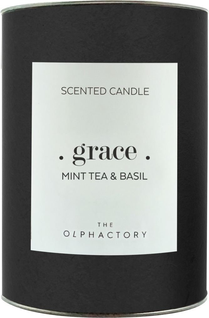 10656781 Ambientair Свеча ароматическая The Olphactory GRAСE Black Мята и базилик 40 ч Воск 