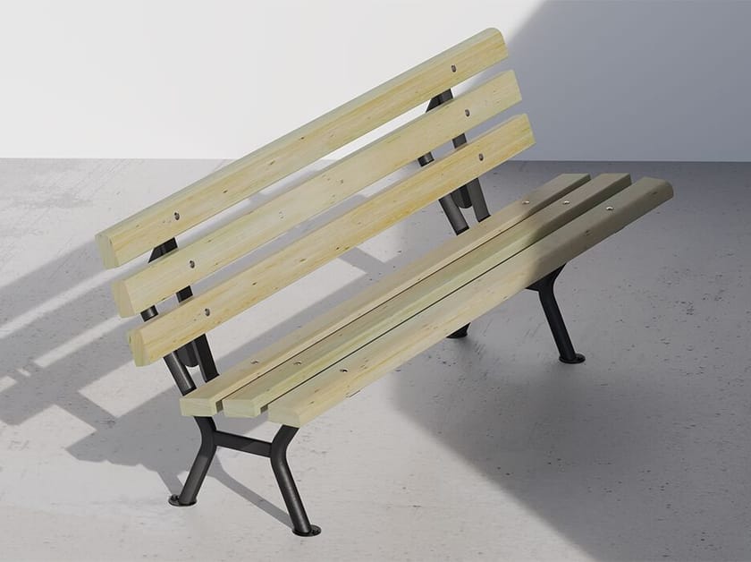 Классический стиль металлическая скамья со спинкой DIMCAR ARCH-00034638