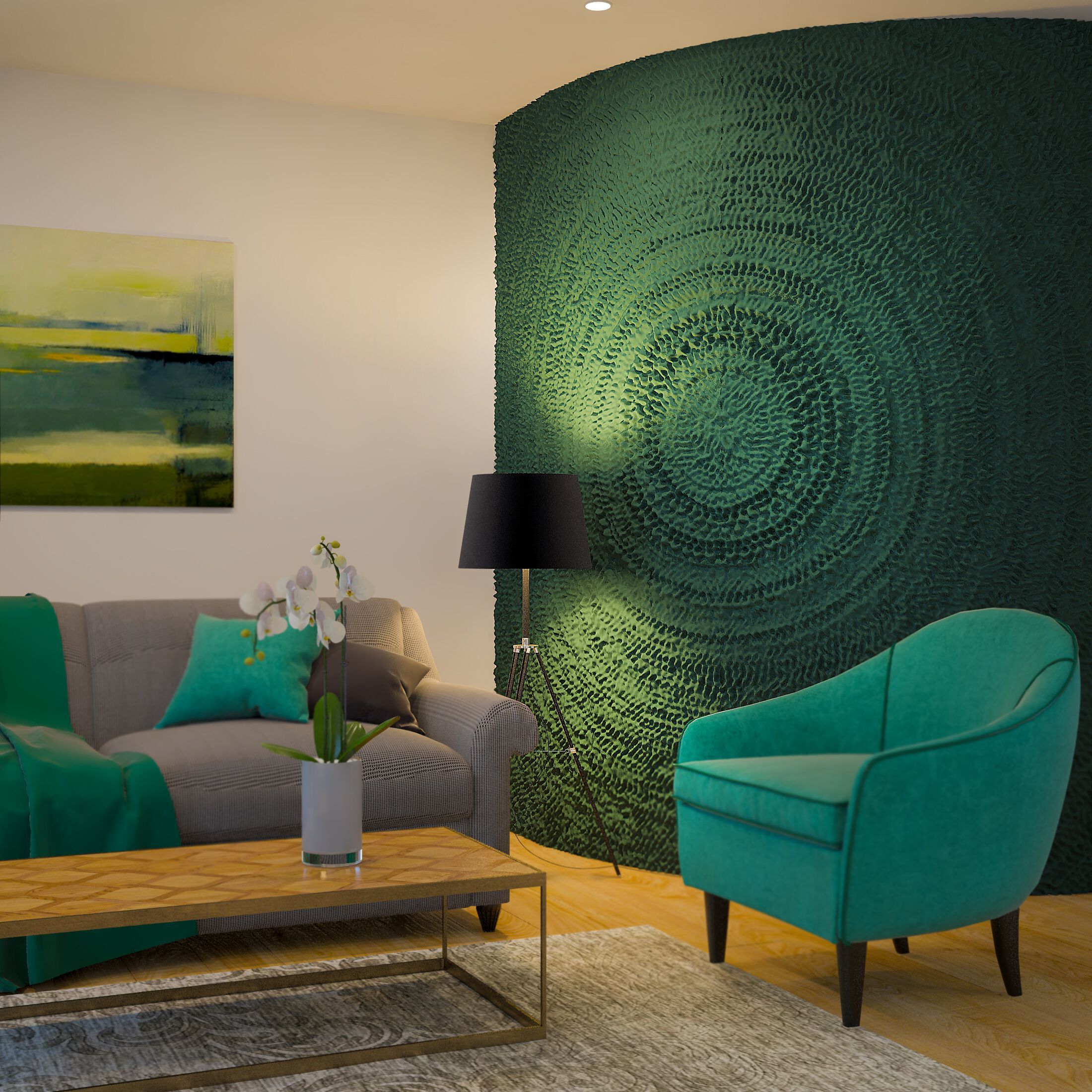 Трехмерная декоративная гипсовая панель WallDeco PORTAL ARCH-00131343 - Вид №5