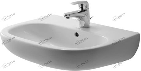 23105500002 Подвесная раковина настенная овальная Duravit D-Code