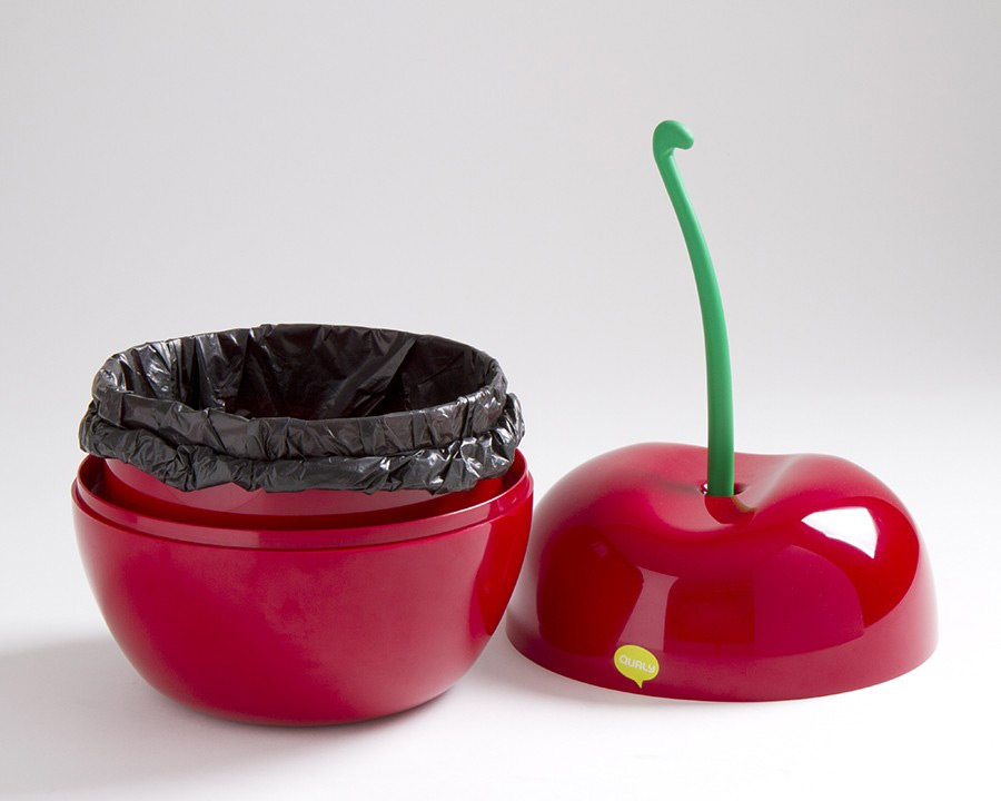 Корзина для мусора Cherry Qualy QL10128RD - Вид №4