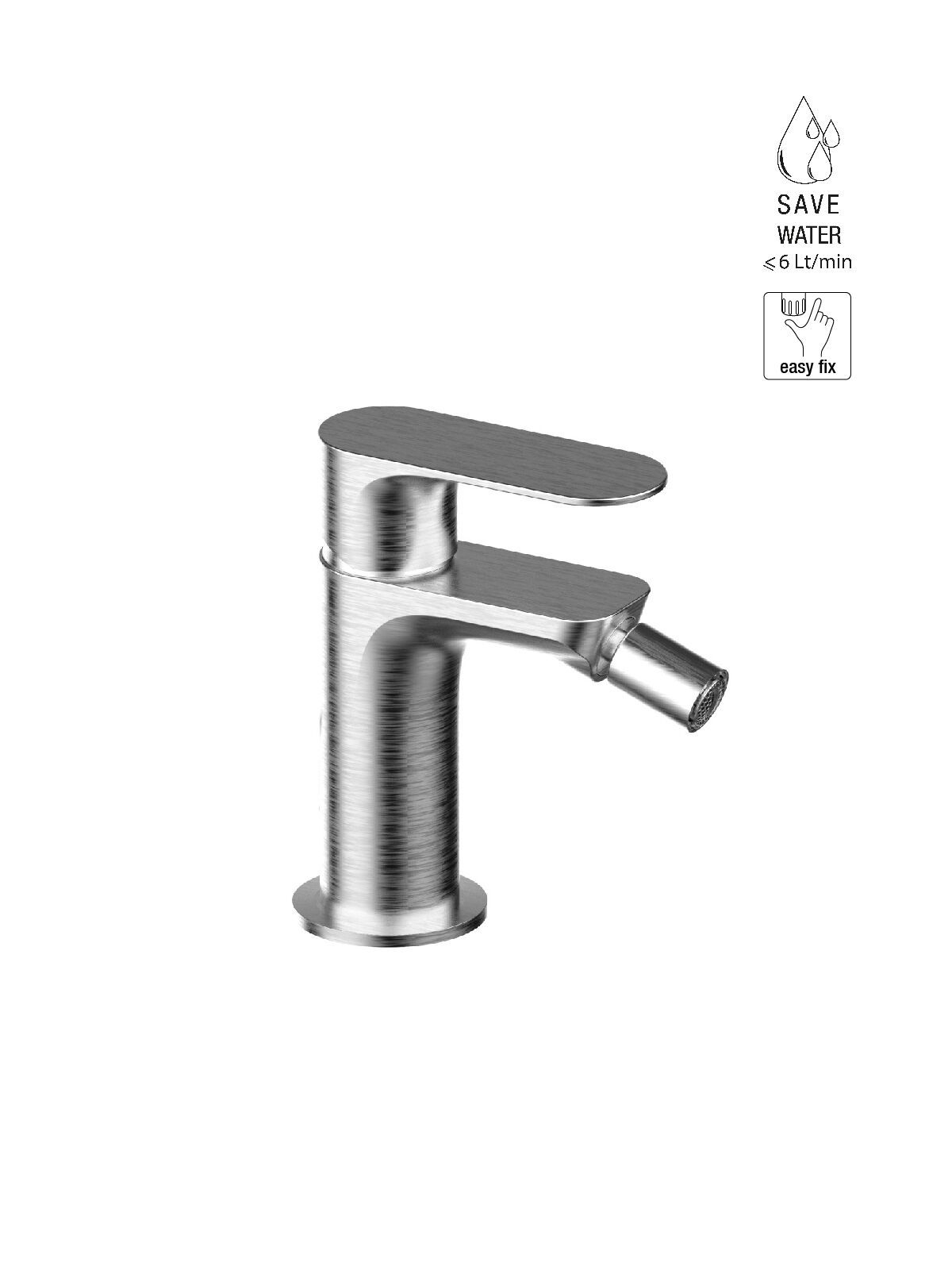 Смеситель для биде без слива с ограничителем расхода Rubinetterie Frattini Lea ARCH-00143176 - Вид №15