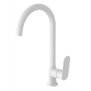 Смеситель кухонный Esko Annecy AN 519W высота 33.4 см цвет белый 89338345 STLM-2141888