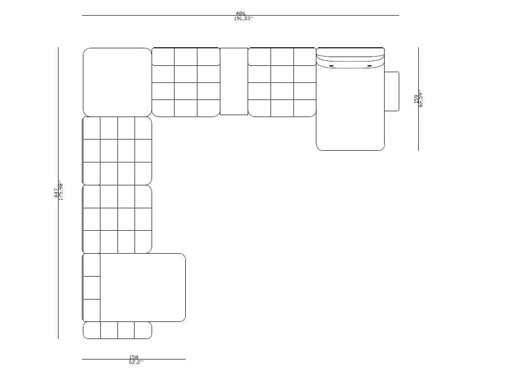 Модульный тканевый диван Enne Сохо ARCH-00066683 - Вид №9