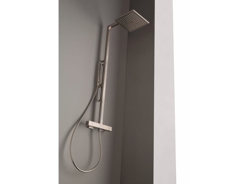 Латунная настенная душевая колонна с душем Rubinetterie Treemme X-Change_Mono ARCH-00070929