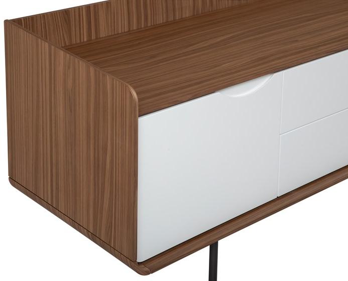 Tonin Casa Тумба под ТВ из орехового дерева с распашными дверцами Opera sun-id-1465301 - Вид №3