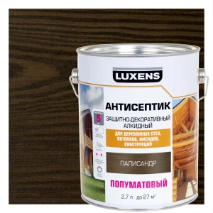 Антисептик Luxens для защиты дерева снаружи - палисандр 2.7 л 89345678