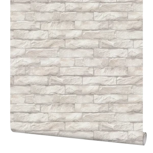 Флизелиновые обои Palitra Family Klinker с текстурой кирпича в бежевых тонах 89360565