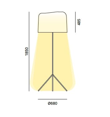 Торшер из стекловолокна Quadrifoglio Group Design Lighting ARCH-00051670 - Вид №10