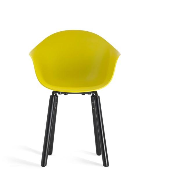 TOOU Стул с обивкой и подлокотниками Ta To-1733 / 1501-cn/bb - Вид №1