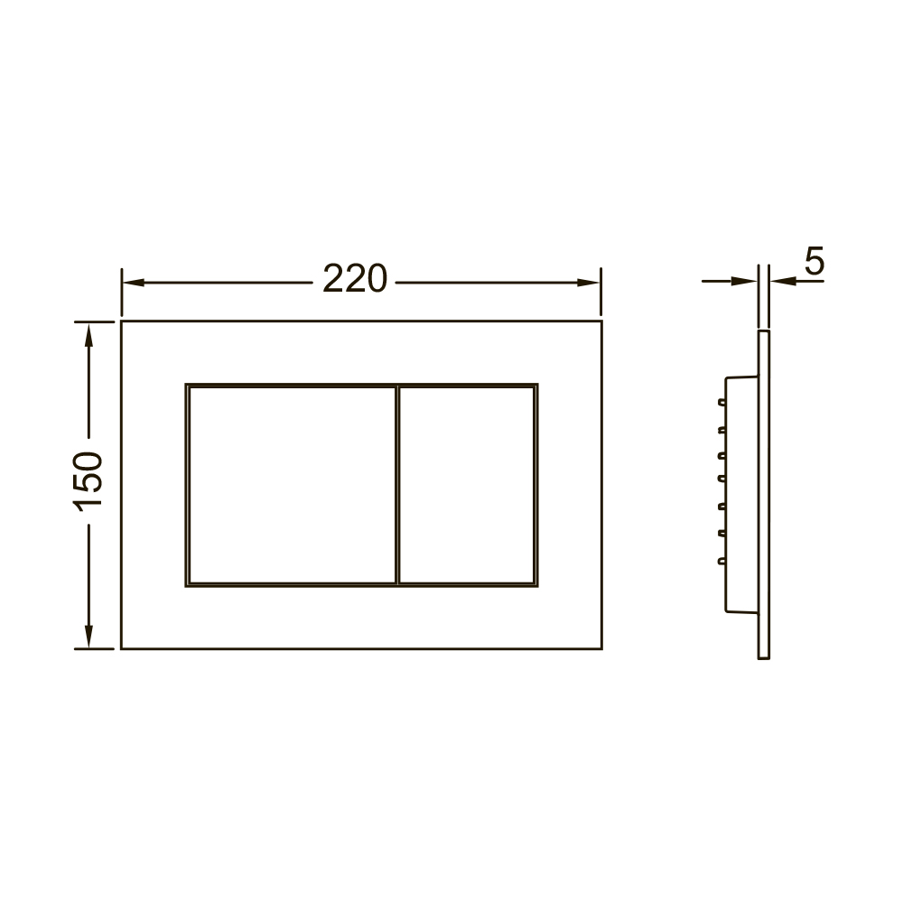 9400412 Комплекты из инсталляций и панелей смыва Tece  - Вид №4