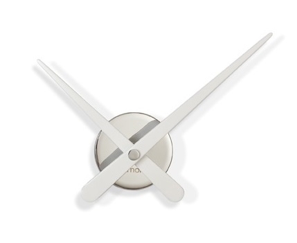 095682 Настенные часы Mini L хром-белый Nomon Axioma  - Вид №1