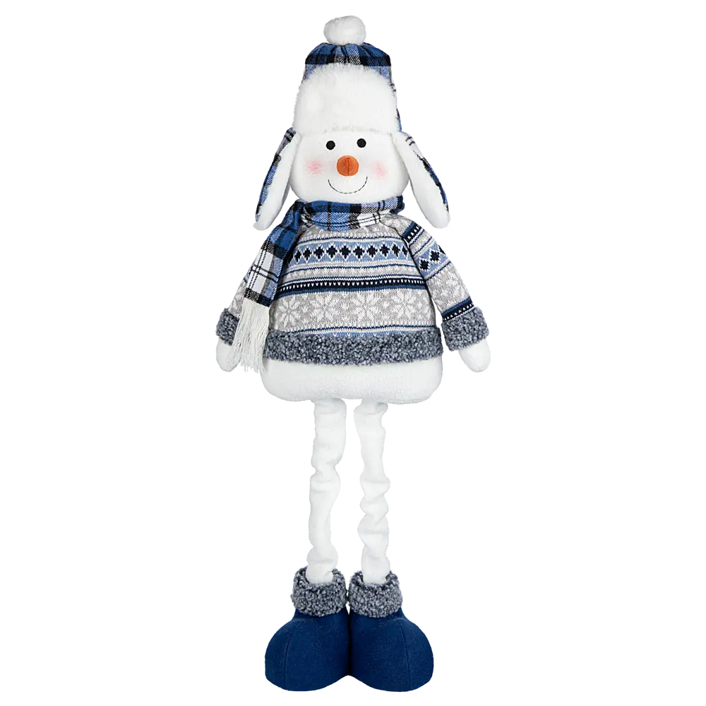 89369007 Декоративная фигура Снеговик 50x24 см синий STLM-1478933 Santreyd Christmas - Вид №3