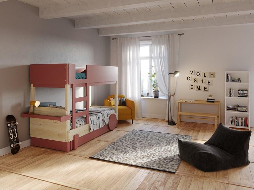 Mathy by Bols Односпальная деревянная двухъярусная кровать Discovery sun-id-1467257 - Вид №6