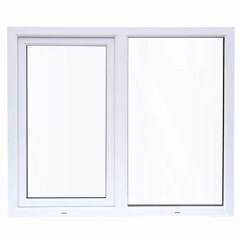 Veka: Двустворчатое пластиковое окно 1200×1200 мм с двухкамерным стеклопакетом 83117302 STLM-0039107 - Вид №4