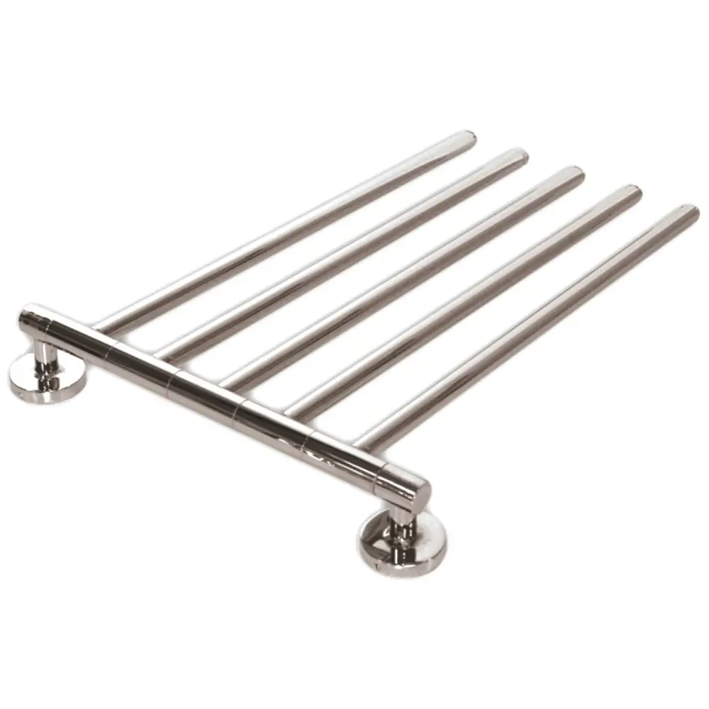 Держатель для полотенец Аквалиния CS-903 5 крючков цвет хром STLM-2177150