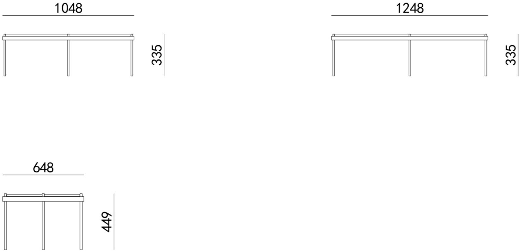 HC28 Cosmo Круглый деревянный журнальный столик  41c001 / 41c002  - Вид №1