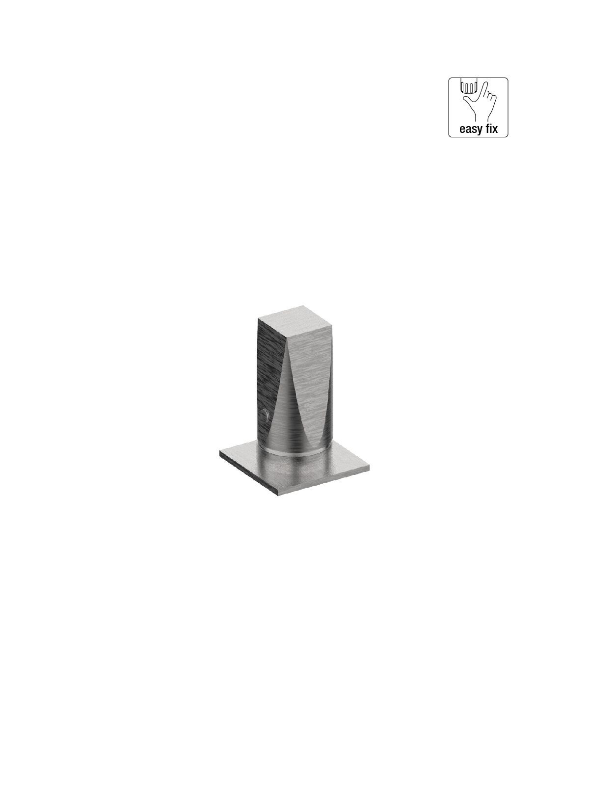 Пульт дистанционного управления из нержавеющей стали Rubinetterie Frattini Aline ARCH-00021903 - Вид №1