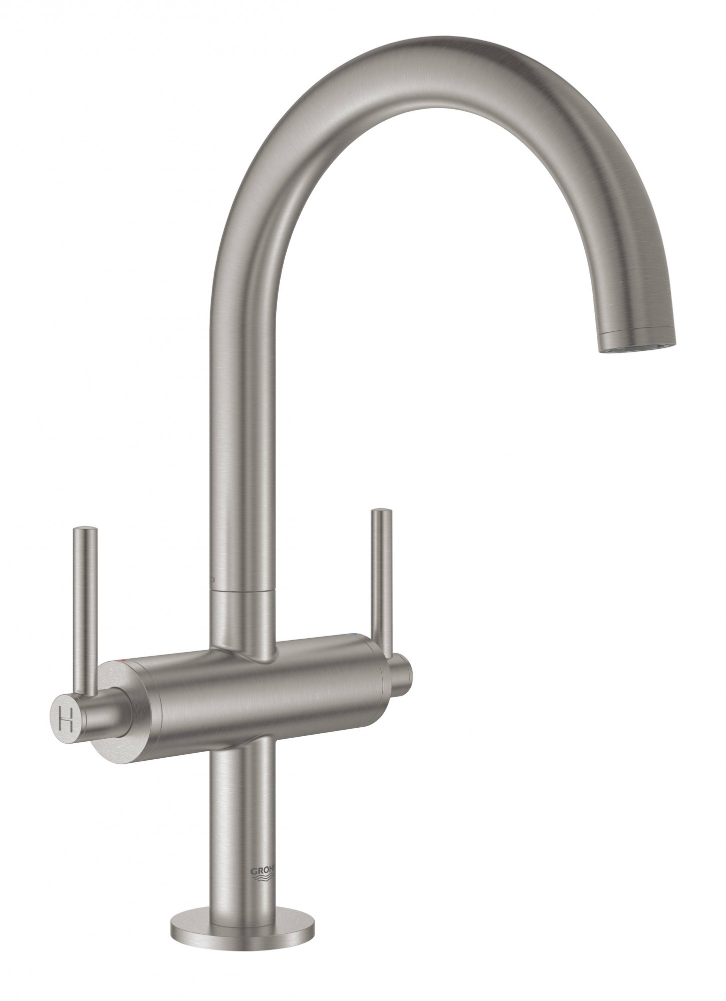 Смеситель для раковины GROHE Atrio New, суперcталь (21022DC3)