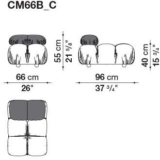 B&B Italia Модульный кожаный диван с тафтингом Camaleonda sun-id-1503982 - Вид №4