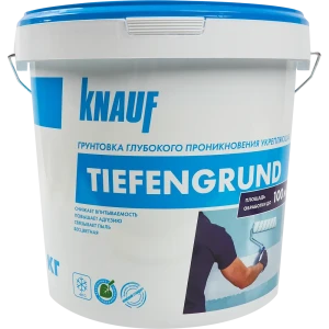 Грунтовка KNAUF Тифенгрунд для внутренних и наружных работ 10 кг 85060727