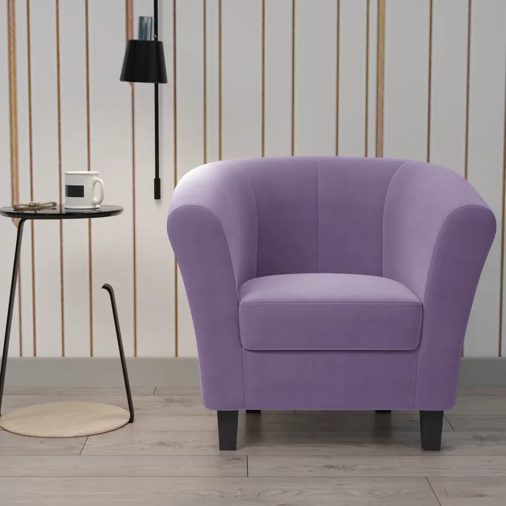 Кресло полиэстер Seasons Марсель CAMARO23 сиреневое 85x73x77 см 85098313 STLM-2180821  - Вид №4