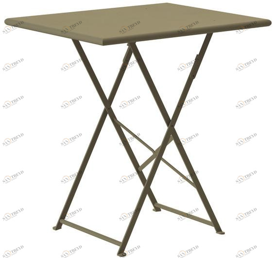 Ethimo Складной металлический садовый стол Flower Flrp4000