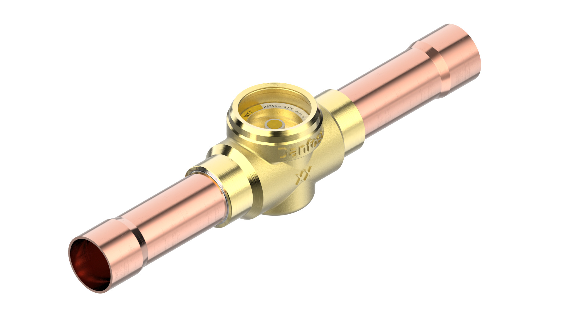 Danfoss SGN — Смотровые стекла с индикатором влажности SGN 22 Смотровое стекло 014-0187  - Вид №5
