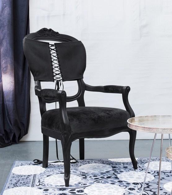 Mineheart Стул с обивкой и подлокотниками  Fur/014  - Вид №4