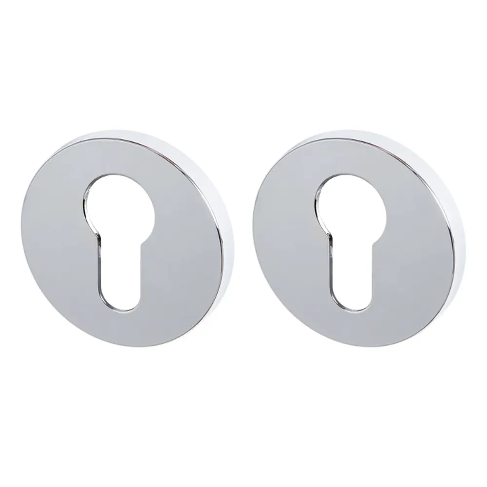 Накладка под цилиндр Armadillo ET.R.URS52 CP-8, ЦАМ, цвет хром STLM-2123478