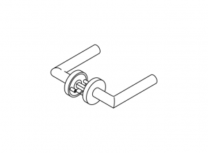 162XAG01.230 Дверная ручка для замков стеклянных дверей модель 162х HEWI Beschläge für Innentüren
