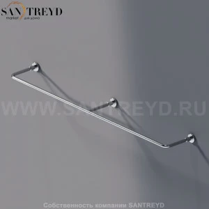 Agape O Сборный полотенцедержатель хромированный AFER0886A