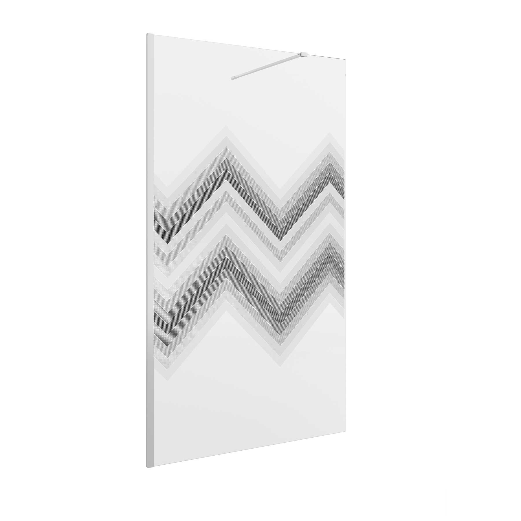 26889 SALGAR Душевая перегородка HEAVEN BATH Walk в ванну с антиизвестковыми пластинами Deco 5to 400x 1500 мм 