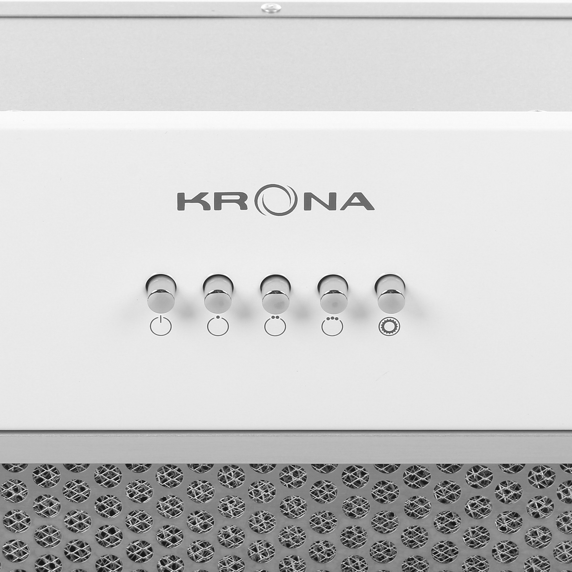 8195576 Вытяжка полновстраиваемая KRONA SELINA 600 PB белый STDN-0149558 - Вид №4