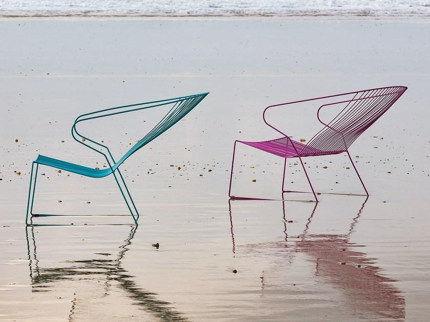 iSimar Штабелируемое садовое кресло из стали с подлокотниками Bolonia 9143 - Вид №2