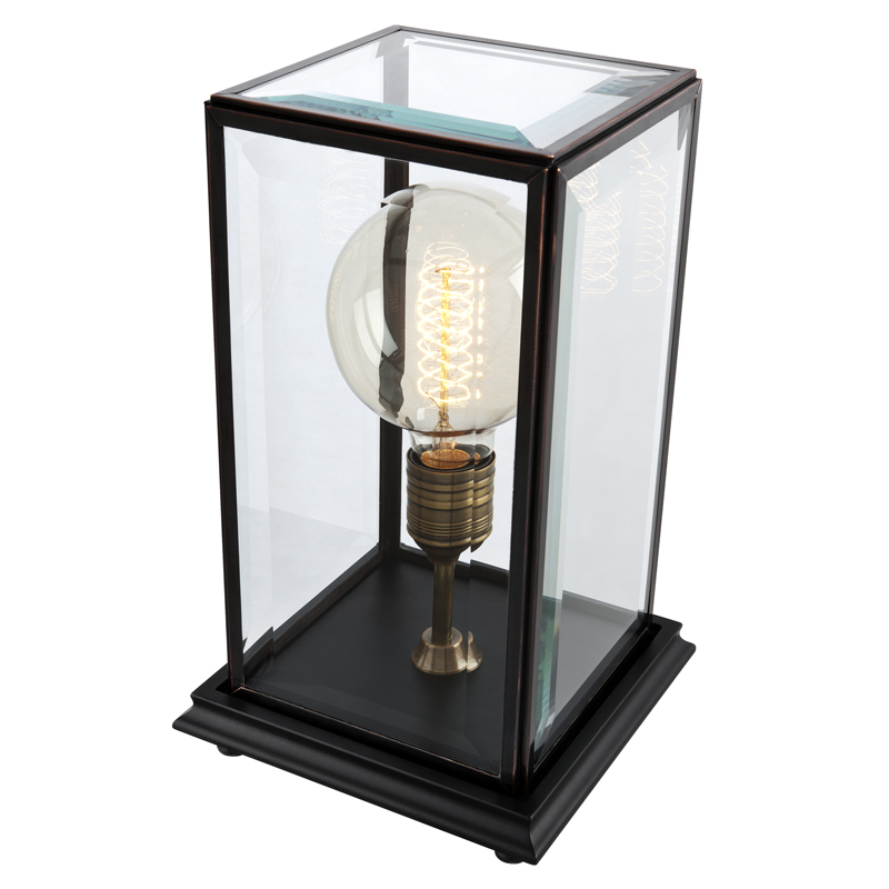 Настольная лампа Easton от Eichholtz 108583 EICHHOLTZ ИНТЕРЬЕРНЫЕ 061760 Прозрачный;черный  - Вид №5