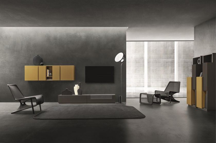 ZANETTE Настенная модульная лакированная стенка для хранения вещей Day moove sun-id-1430768 - Вид №6