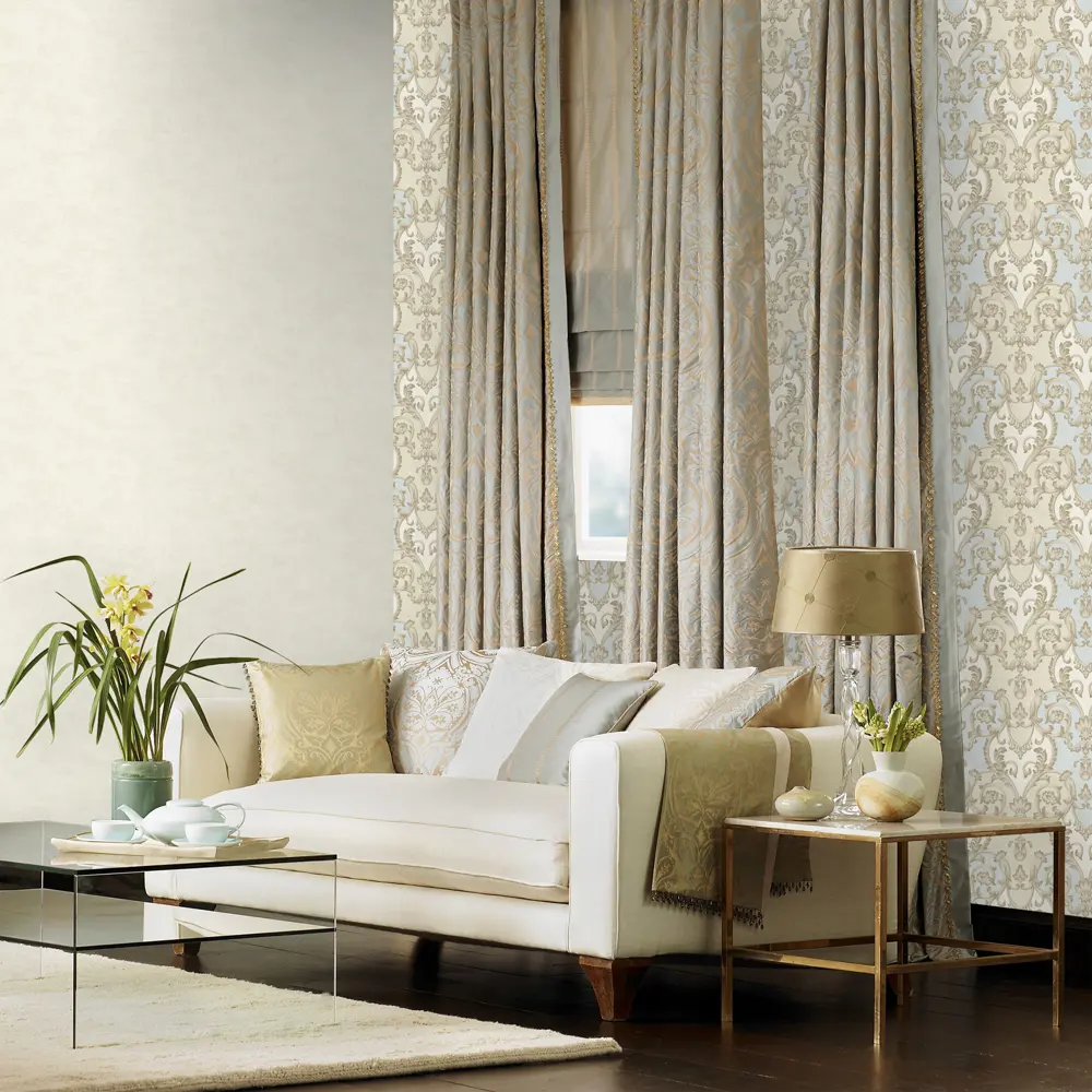 Обои флизелиновые 1,06х10 м цвет бежевый ED1121-03 81961334 STLM-2020812 EURO DECOR  - Вид №4