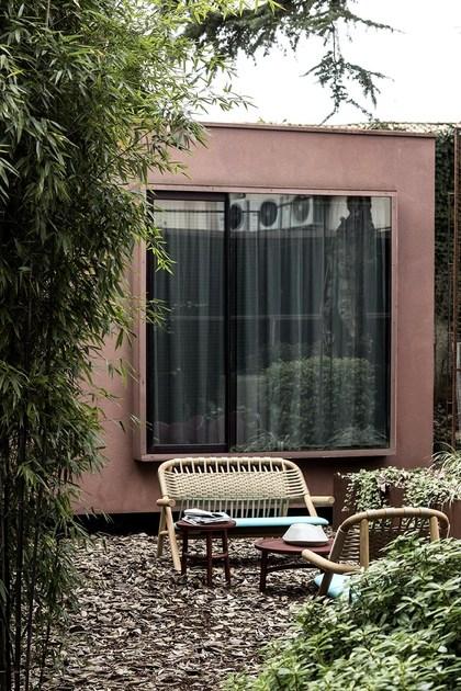 Very Wood Круглый садовый столик iroko Unam out sun-id-1417867 - Вид №3