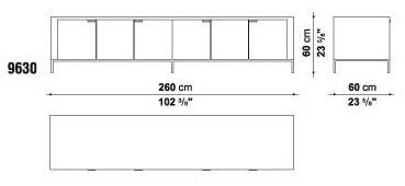 Maxalto Комод деревянный с распашными дверцами Titanes sun-id-1420305 - Вид №4
