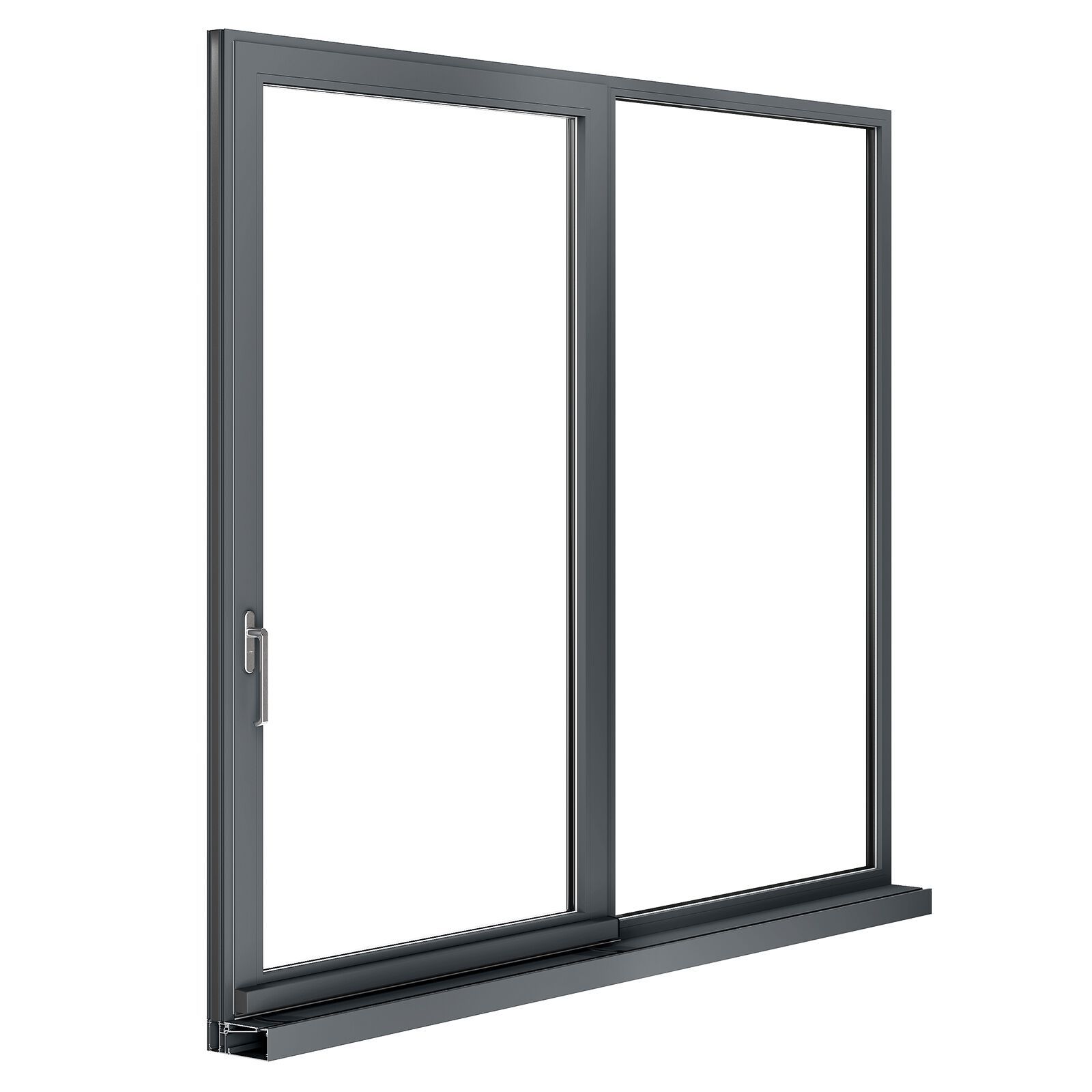 Раздвижное окно с откидной створкой из алюминия D&V Serramenti PASK ARCH-00070655 - Вид №2