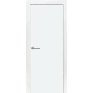 Комплект двери глухая 60x200 см финиш-бумага цвет белый без доборов