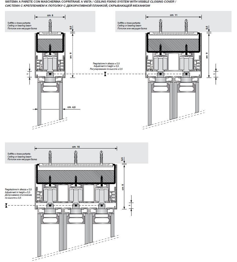 Стеклянная дверь Longhi Алюминиевые шикарные двери ARCH-00064230 - Вид №14