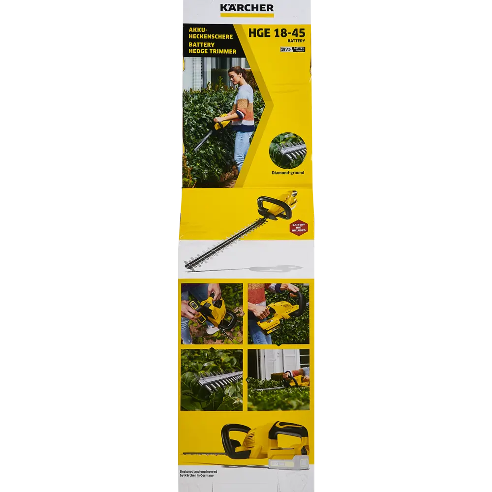 Кусторез аккумуляторный Karcher HGE Battery 18-45 18 В STLM-2038381 - Вид №3
