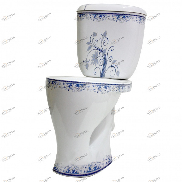 1030141 Компакт унитаз с бачком Белый Лобненский Стройфарфор  Россия 