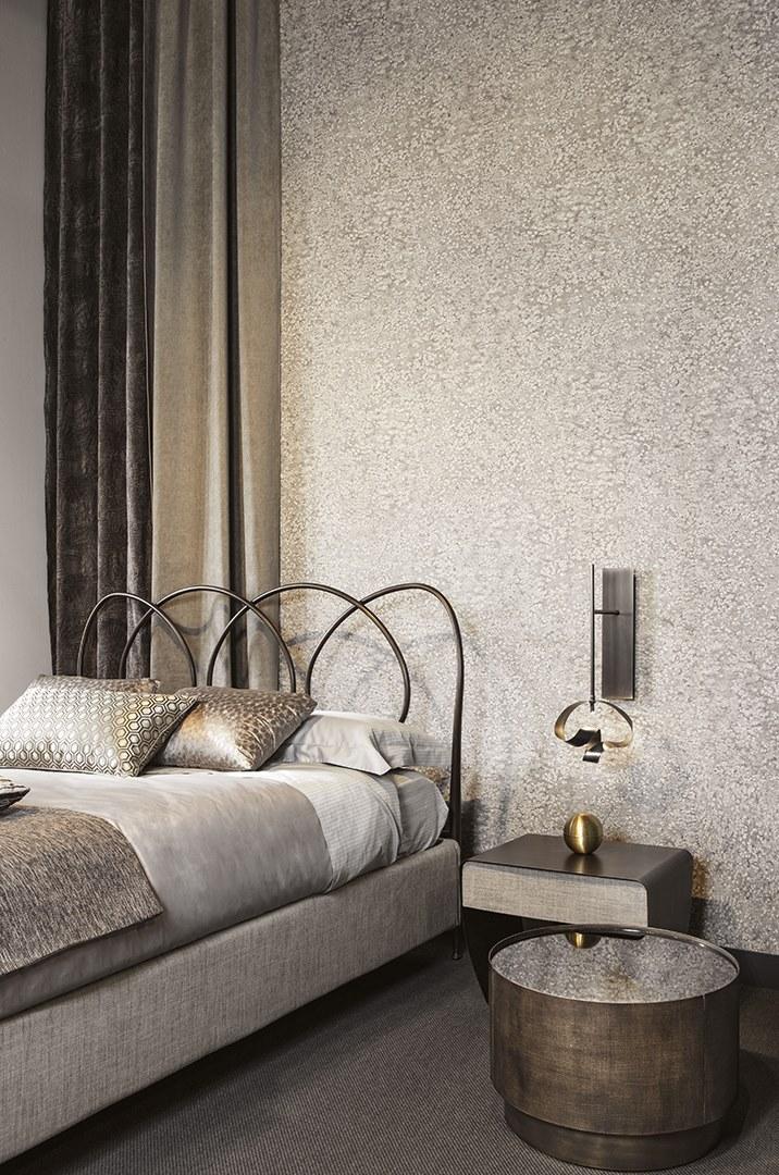 Cantori Круглая прикроватная тумбочка из металла с ящиками Mirto sun-id-1404830 - Вид №2