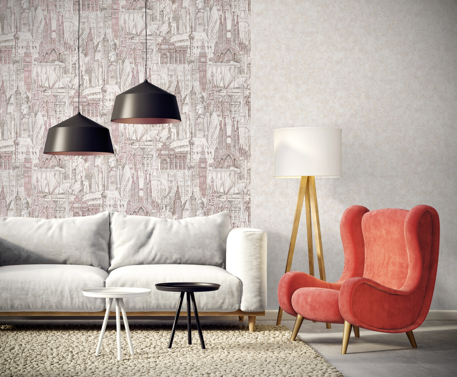 Рулон обоев основа Флизелиновая HC71571-25 Home Color Мин. заказ 8 рулонов HC7157125 - Вид №6